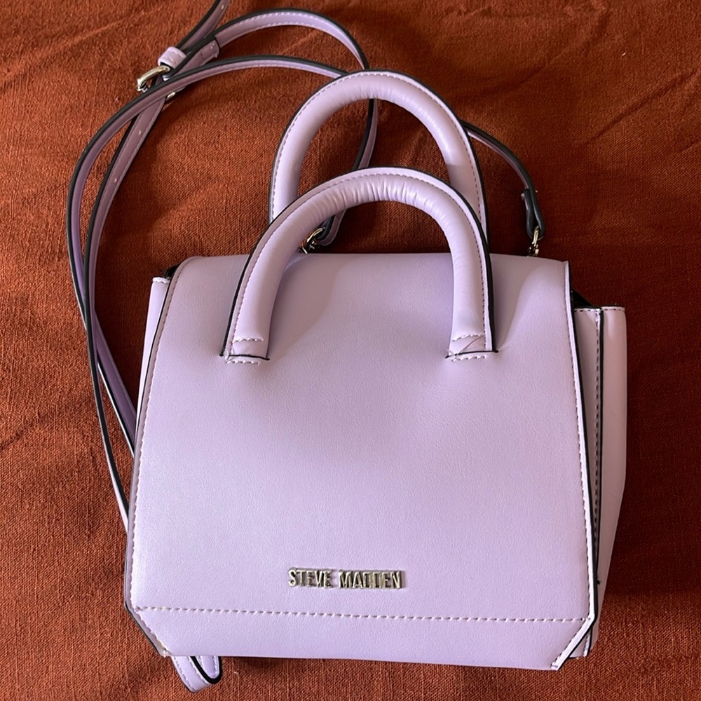 Steve Madden Purple hand bag with strap